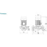 Насос циркуляционный LEO LP1500 фланцевый L6262